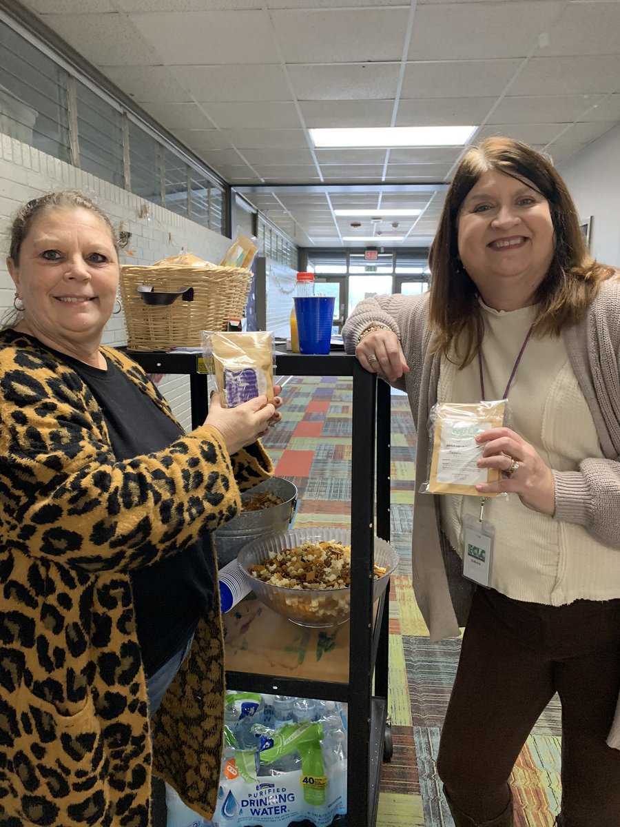 Thank you so much to the ECLC PTO for the treats today, and to <a href="/BuffCitySoap/">Buff City Soap</a> in Brenham for the samples.  ❤️