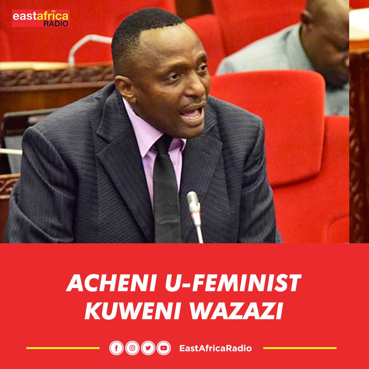 earadiofm's tweet image. "Wabunge wanawake wajiweke zaidi kwenye uzazi, sio kutetea haki za wanawake (Feminist), jiweke kama mzazi mwenye watoto wa kike na wa kiume halafu uangalie huyu mtoto wa kiume jinsi ambavyo sasa ameachwa na baadaye tutakuwa na Taifa sijui la aina gani,"-Francis Mtinga