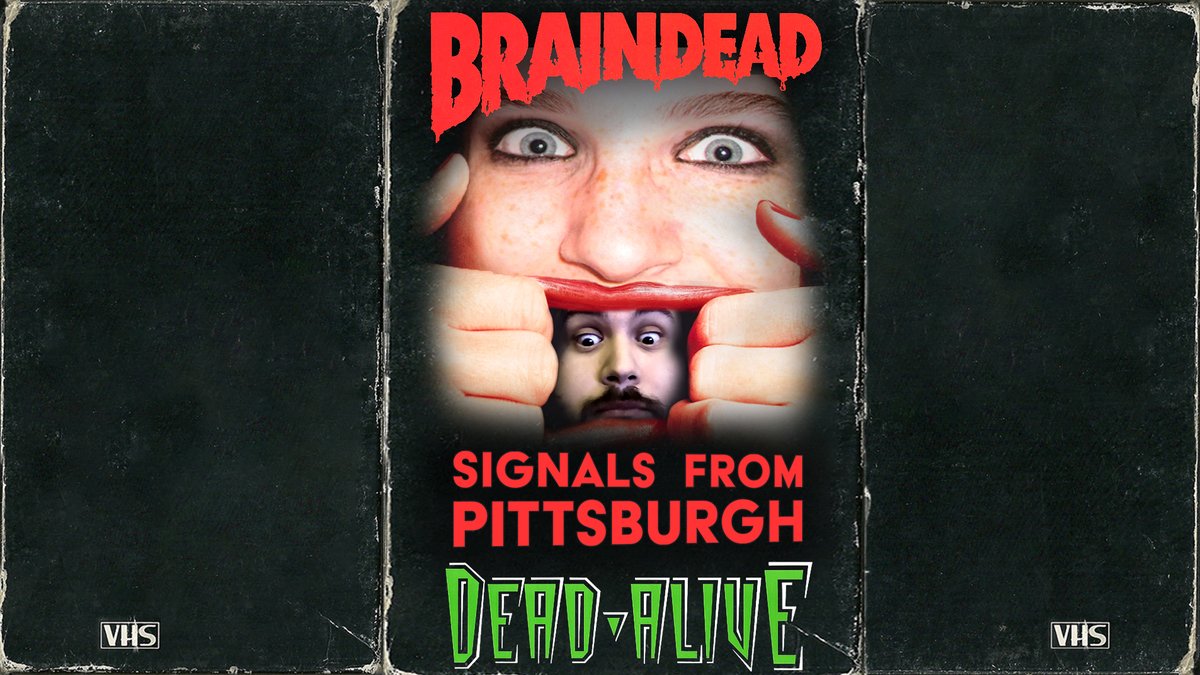 SignalsFromPGH's tweet photo. Join us, as we spiral into the magnum opus of gore. 

Spotify: https://t.co/giRm4Ozz1n
Anchor &amp; More: https://t.co/JeTgNpjqQs

In this episode we have our pudding while watching the legendary Peter Jackson's quintessential splatter flick of the '90s, Braindead/Dead Alive! https://t.co/9z3j92I1ri