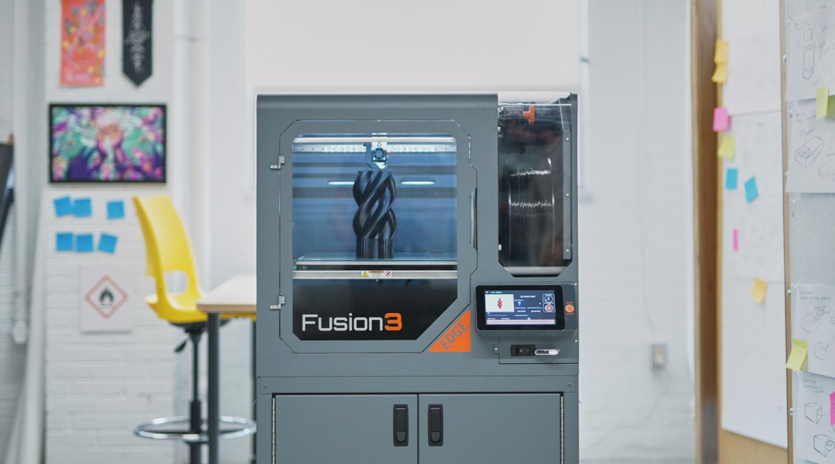Need an industrial 3D printer without the high cost? Fusion3's high-performance EDGE #3dprinter is affordable at $6999  bit.ly/3N4O8bG