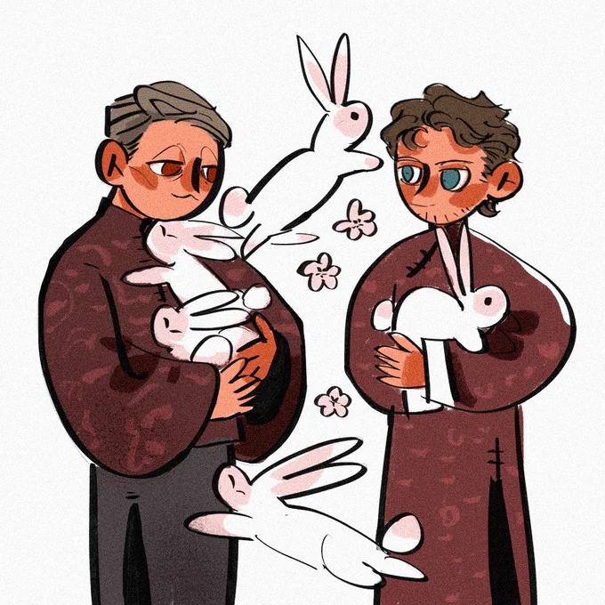 #Hannibal prompt (2/2)Good OmenPrince x Knight ElisabethChinese outfit 