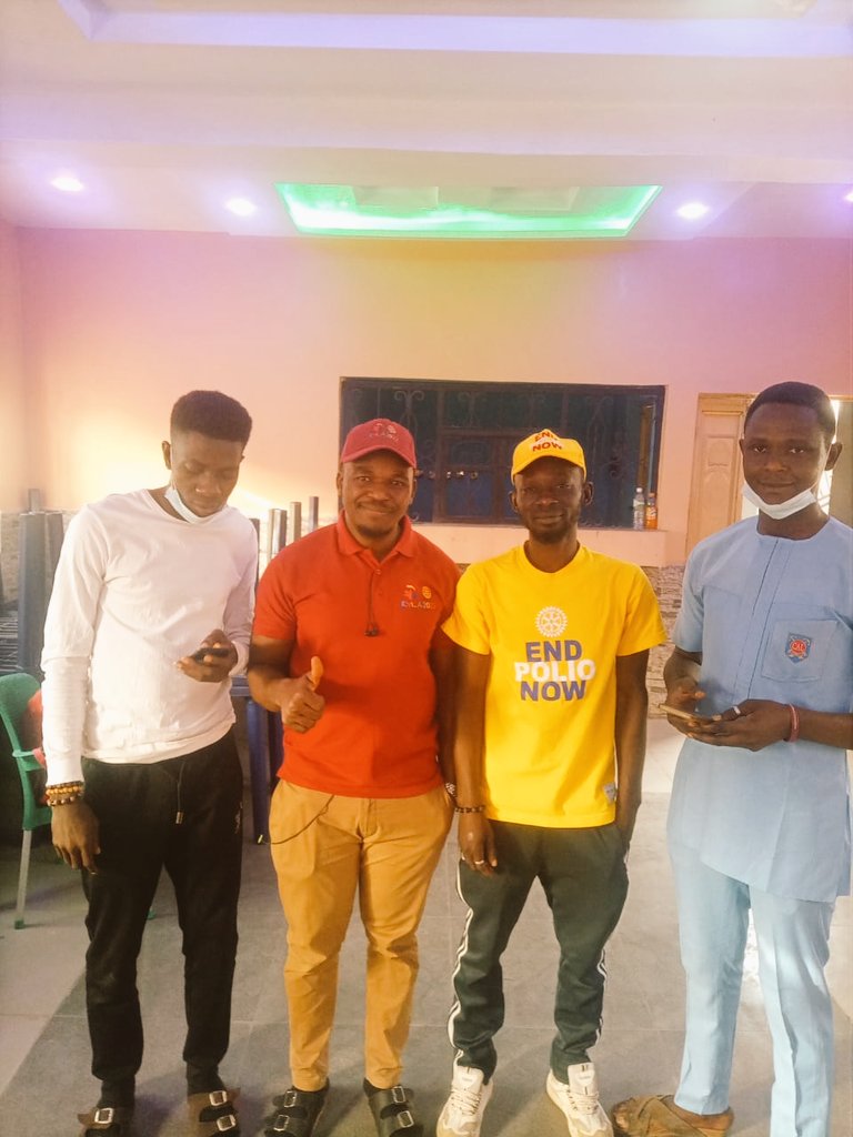Rotaract9125NG's tweet photo. Drum Roll 🥁🥁🥁

Rtr. Adamu Isa Muhammed who began the Nasarawa to Kano walk to Eradicate Polio has arrived Kano state and is welcomed by Rotaractors.

#RotaractD9125
#NasarawaToKano
#EndPolioNow
#PolioWalk
#AdamuOurHero
#RotaryIsGood
#EveryChildDeservesToLive https://t.co/72SzsLxlxD