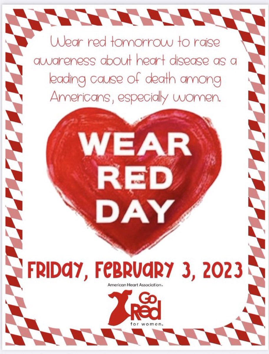 #WeeWearRed #WearRedDay Change the world by caring about others. Wearing red tomorrow will bring awareness. People will ask why are we doing it. It will spread, the message will get out faster than you can imagine. The best part.. what if it saves a live or many. It’s worth it.