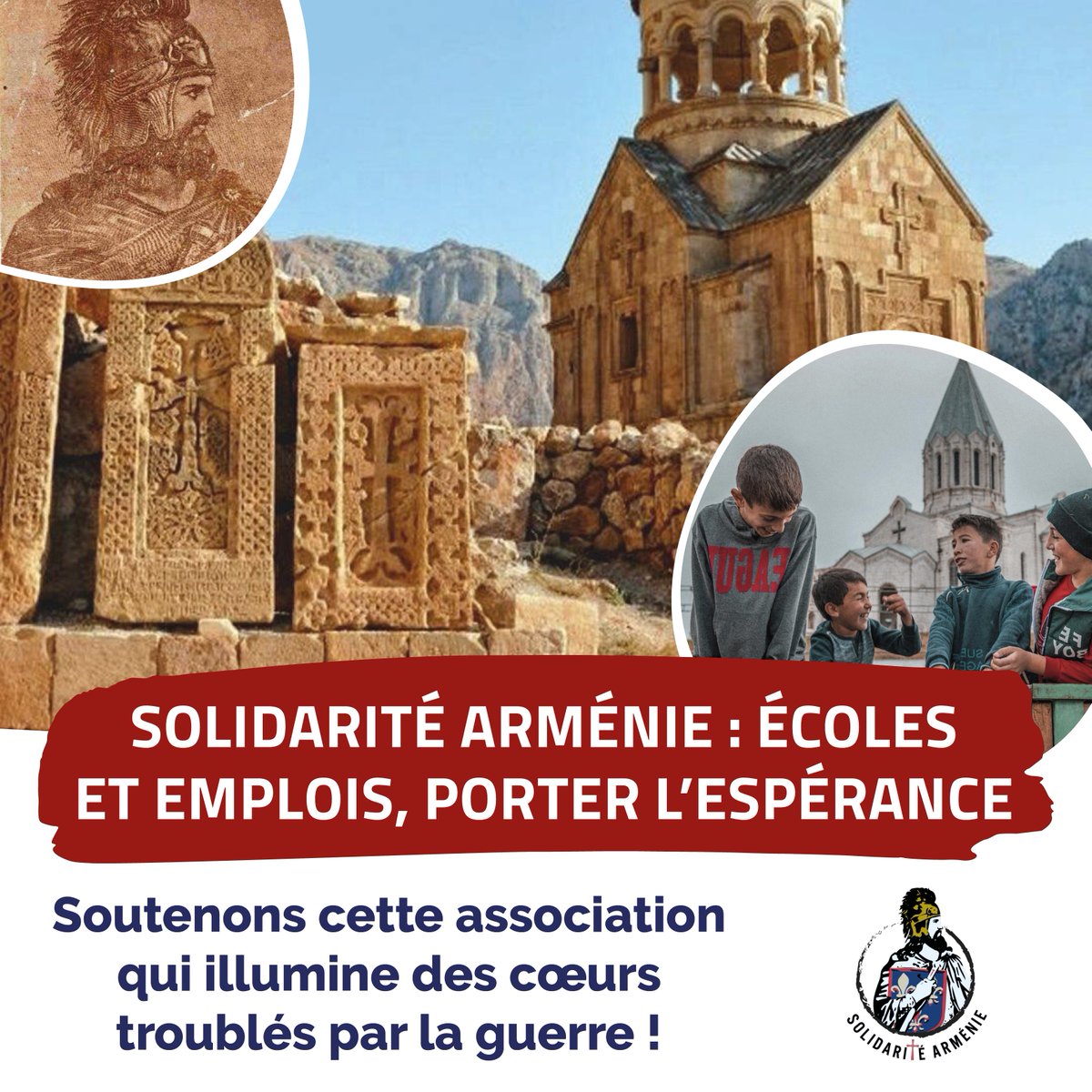 💥 Solidarité Arménie : porter l'Espérance en créant des emplois et des écoles 🙌

Une belle œuvre à soutenir pour aider nos frères arméniens à garder le moral en ces temps douloureux ! 🚀
credofunding.fr/fr/centre-fran…

#arménie #communautéchrétienne #fundraising #levéedefonds