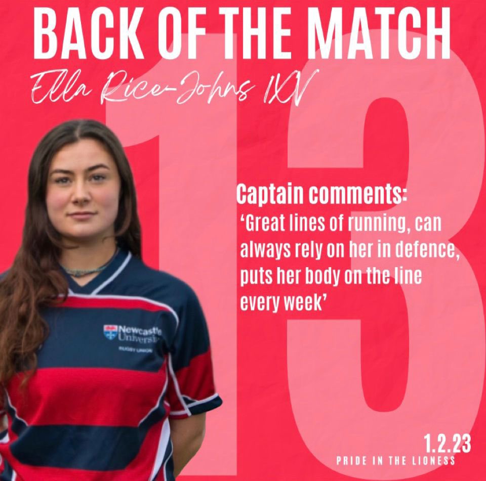 Newcastle University WRFC tweet media