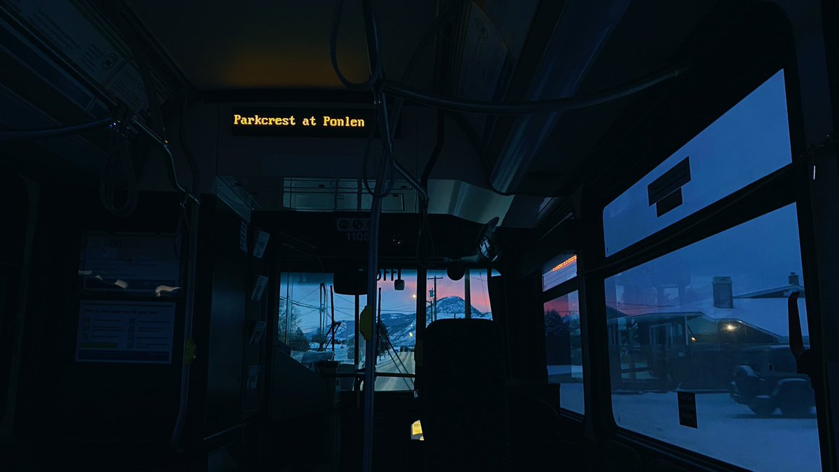 Some mornings you catch the light just right! #Kamloops #BCTransit