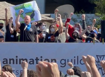 Glampyr's tweet photo. After a year from organizing to negotiating, with over five months in negotiations—our Titmouse Los Angeles Production Union is officially the first animation production body to be unionized in the US! I am so proud of everyone and the continued efforts to come https://t.co/TYsLEJYNWF
