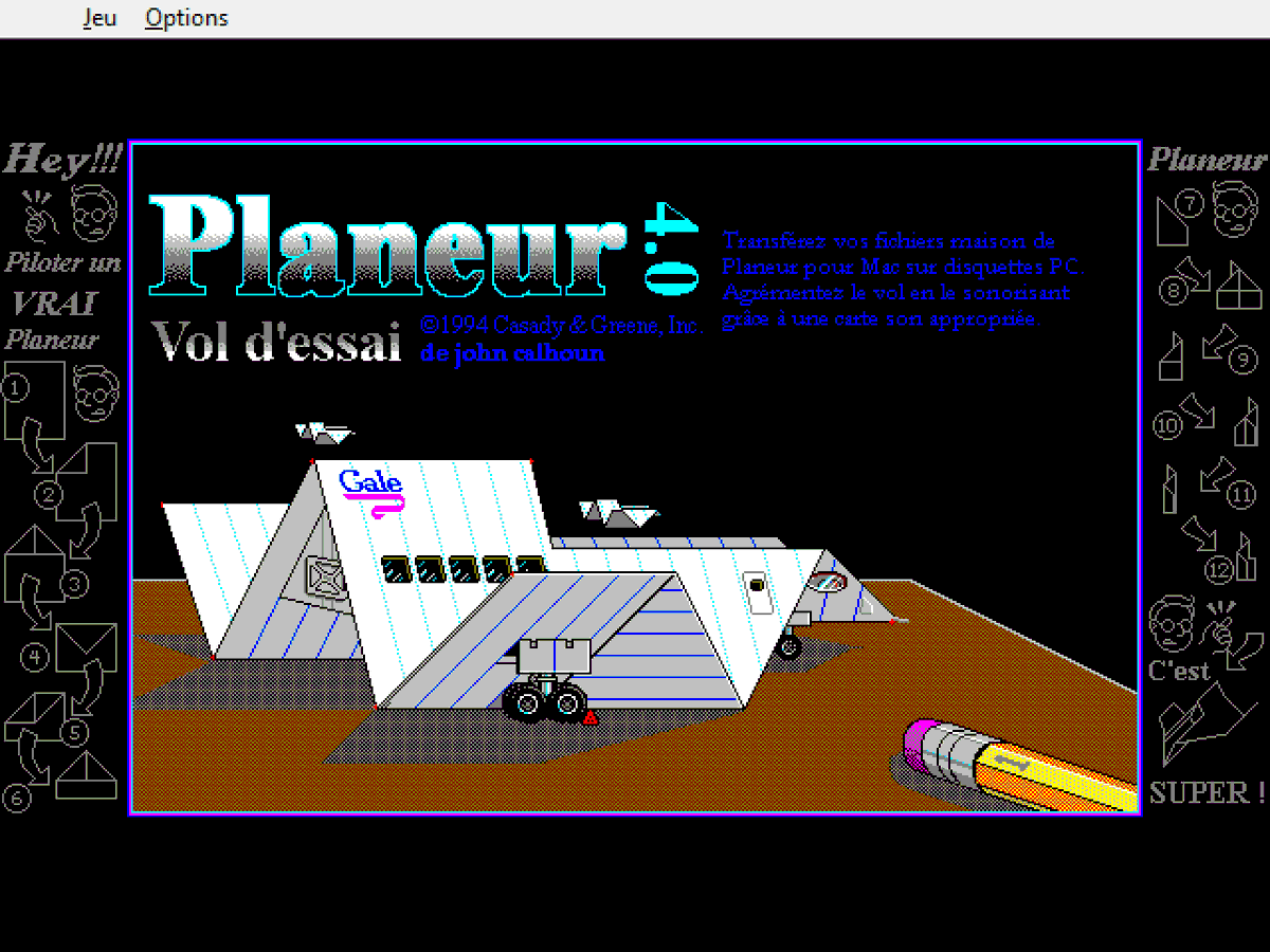 dosnostalgic's tweet photo. Also included on disc is a French shareware version of Glider. #NotDOS https://t.co/YrjbcIazQ8