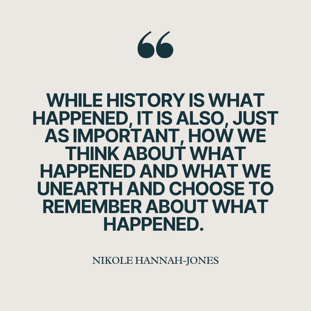 "While history is what happened, it is also, just as important, how we think about what happened and what we unearth and choose to remember about what happened." - <a href="/nhannahjones/">Ida Bae Wells</a> 

#BlackHistoryNOW