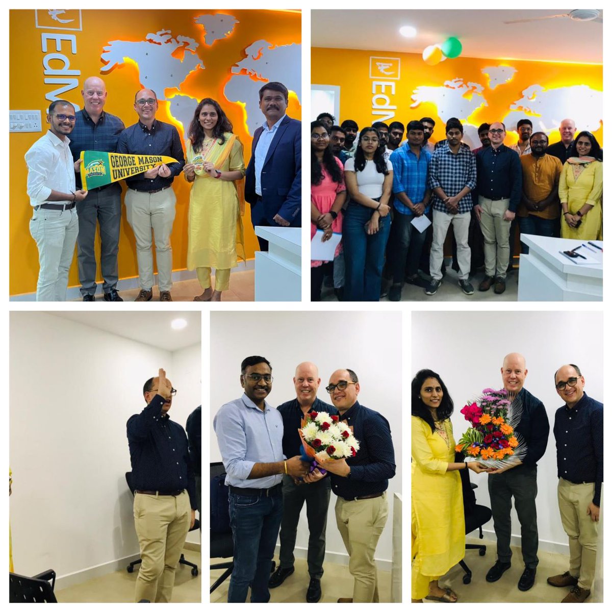 edmium's tweet photo. George Mason University representatives, Mr. Todd Rose- Executive Director and Mr.David, shared their valuable knowledge to young aspirants in the event of Spot Assessment held at Edmium office .
👉 For More Info Contact: +91 9393393343
#EdmiumConsultancy #spotassessment https://t.co/0l7aJtXGEO