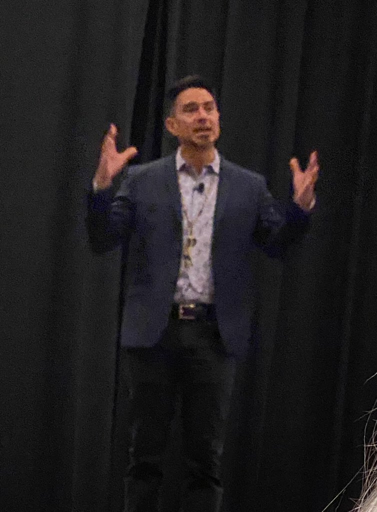 Warriors embrace change willingly… and we learn the most from change. <a href="/djvanas/">David van As</a> #HITMC23