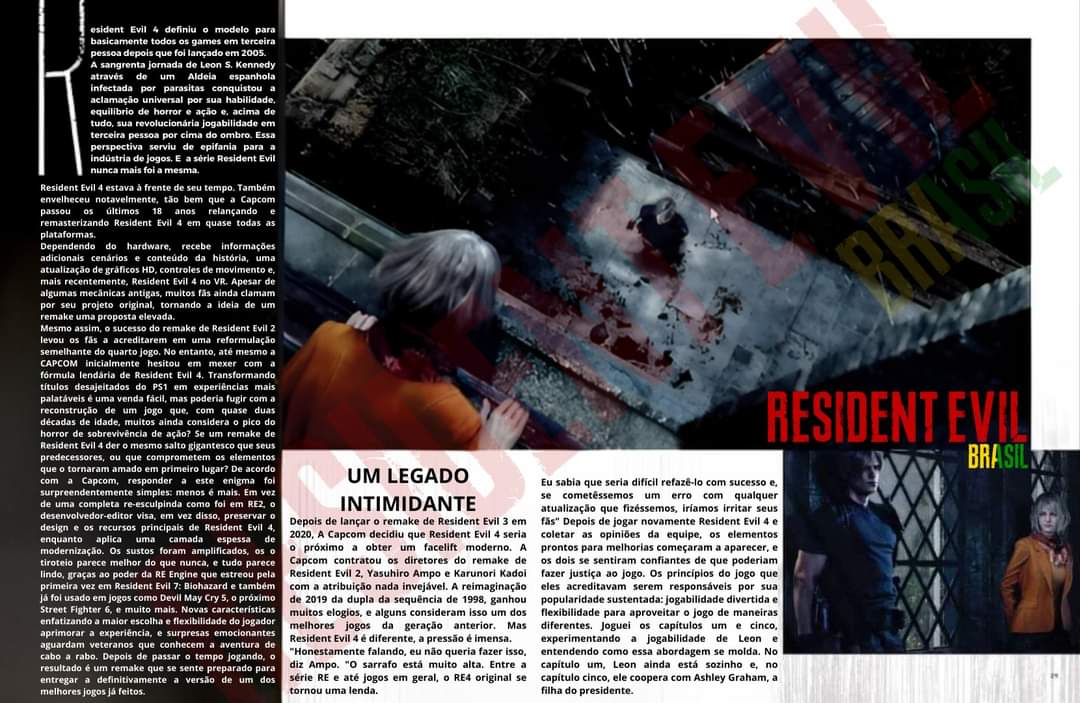 Revista Resident Evil Remake