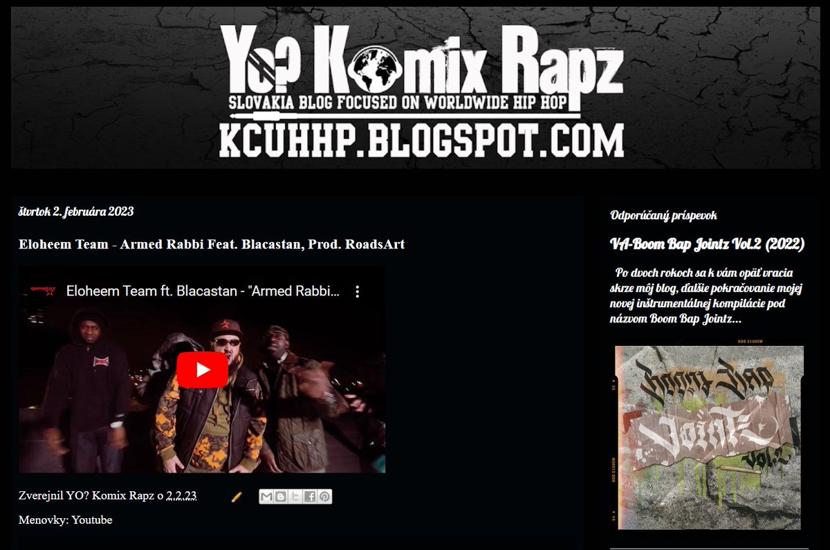Video
Eloheem Team - Armed Rabbi Feat. Blacastan, Prod. RoadsArt
kcuhhp.blogspot.com/2023/02/elohee…