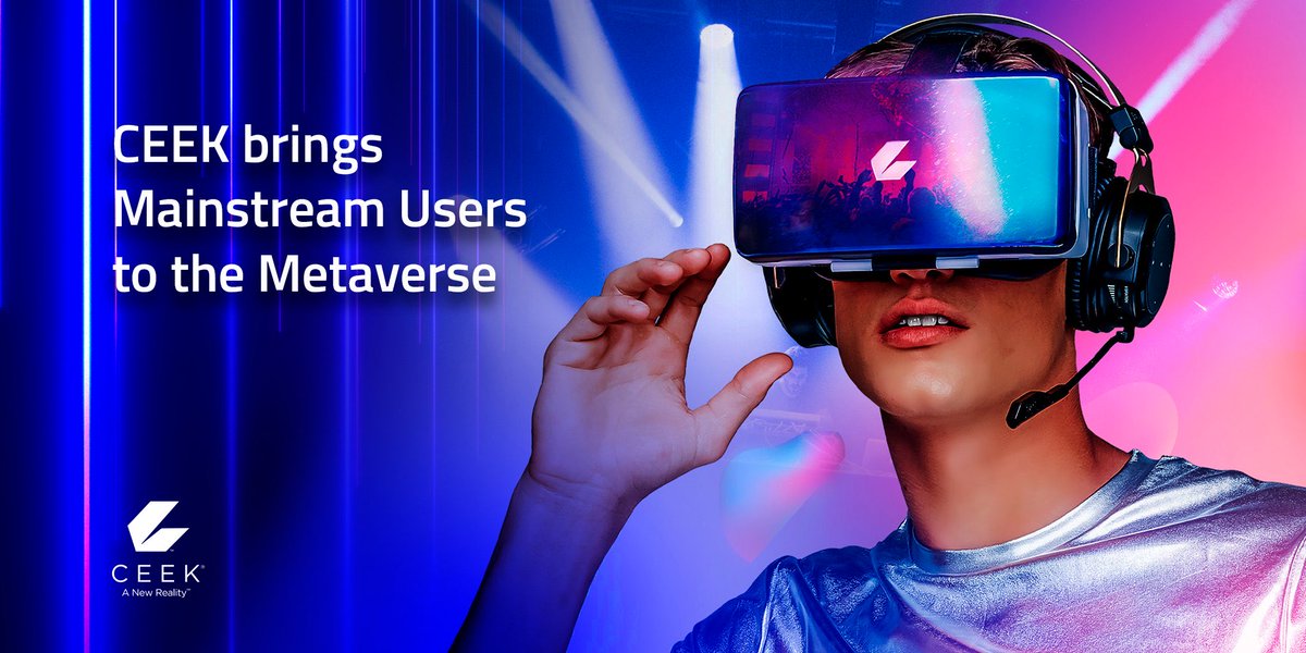#CEEK  #Metaverse connects creators, brands + superstars and their fans in Virtual Worlds. #CEEKVR is driving mainstream adoption of #web3 
7Million+ Ceekers - Largest Metaverse community innovating on @BNBCHAIN  
Real Utility for #ceekarmy #Ceekland  #Ceekers