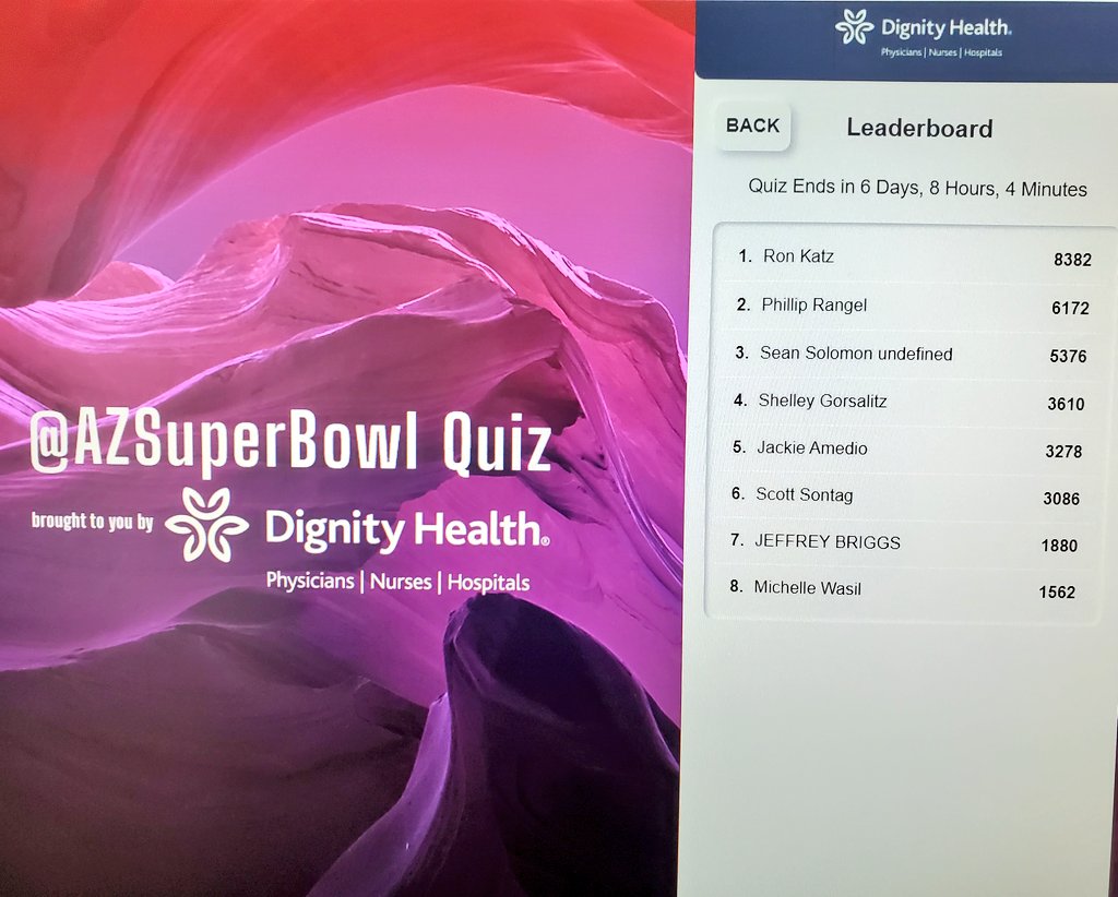 ronNcaphill's tweet photo. @AZSuperBowl @DignityHealthAZ @StateFarmStdm @Patriots @nflnetwork @NFL @GlendaleAZ @VisitGlendaleAZ @RobGronkowski @gmfb @katyperry @PATRIOTSdotCOM I like it ... I like it - ππ at least temporarily.
See you at #SBExperience on Saturday!
#SuperBowl #SuperBowlLVII https://t.co/pqPWXyIjuE