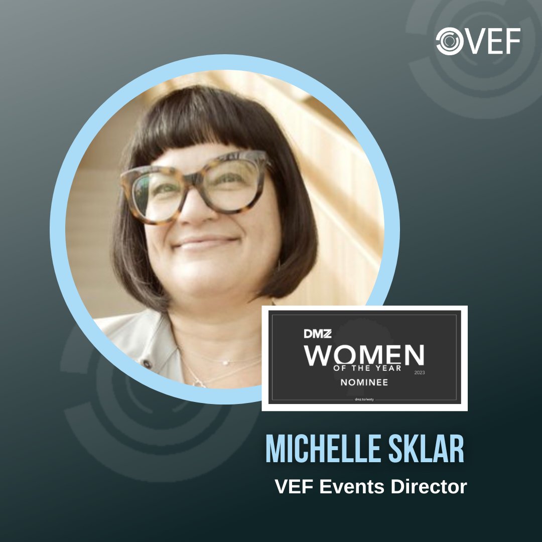 vefdotorg's tweet photo. You may have heard that our VEF Events Director Michelle Sklar has recently been nominated for The DMZ's women of the year award! We couldn't be more excited for her to be recognized for all the amazing work that she does.
#Vantech #VEFforum #vancouverentrepreneurs https://t.co/E0cNPDxrv2