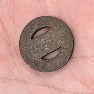 Vintage Bus Token Found in modern park Tot Lot. I presume someone's grandparents gave it to their grandkids, and the grandkids lost it while playing lnkd.in/g-FRzShR