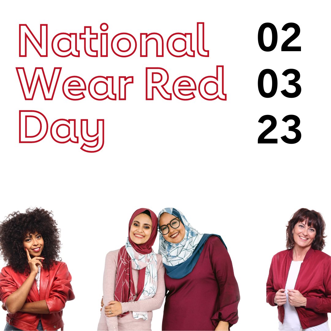 StLukesHealthTX's tweet photo. Cardiovascular disease is the No. 1 killer of women. Kick off #HeartMonth with National #WearRedDay® and be the beat for a woman you love. #GoRed (#GoRedHouston) for the women in your life on Friday, Feb. 3 and help us raise awareness about women's heart health. https://t.co/BAxCoOSyci