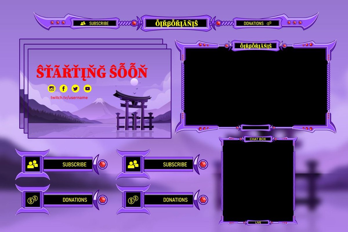 ✨Overlay art commission😍
✨Commission open ❤️
✨DM to get your's done now,slot's are open now~
✨#twitch #need #looking #artist #custom #logo #pfp #overlays #vtuber #smallstreamer #ENVtubers 
✨ #artwork  #Animation #artstyle #3D  #streamergirl 
✨#business #gammer