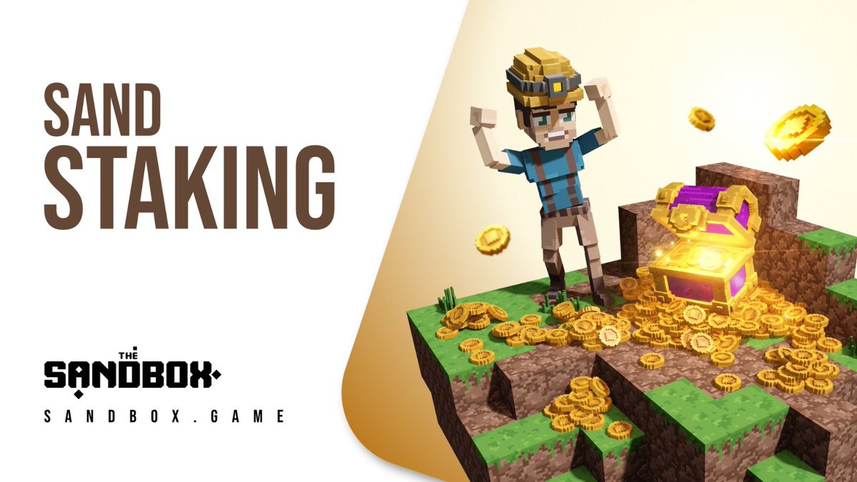 Great news! 📣 Staking pools will be refilled with 200,000 $SAND (per week) for the next 4 weeks! Starting Feb 7 Also…the SAND cap for LAND Owners staking pool increases from 1,000 to 2,000 per LAND! 🏞️ From Feb 9! Get staking now: sandbox.game/me/defi?utm_ca…