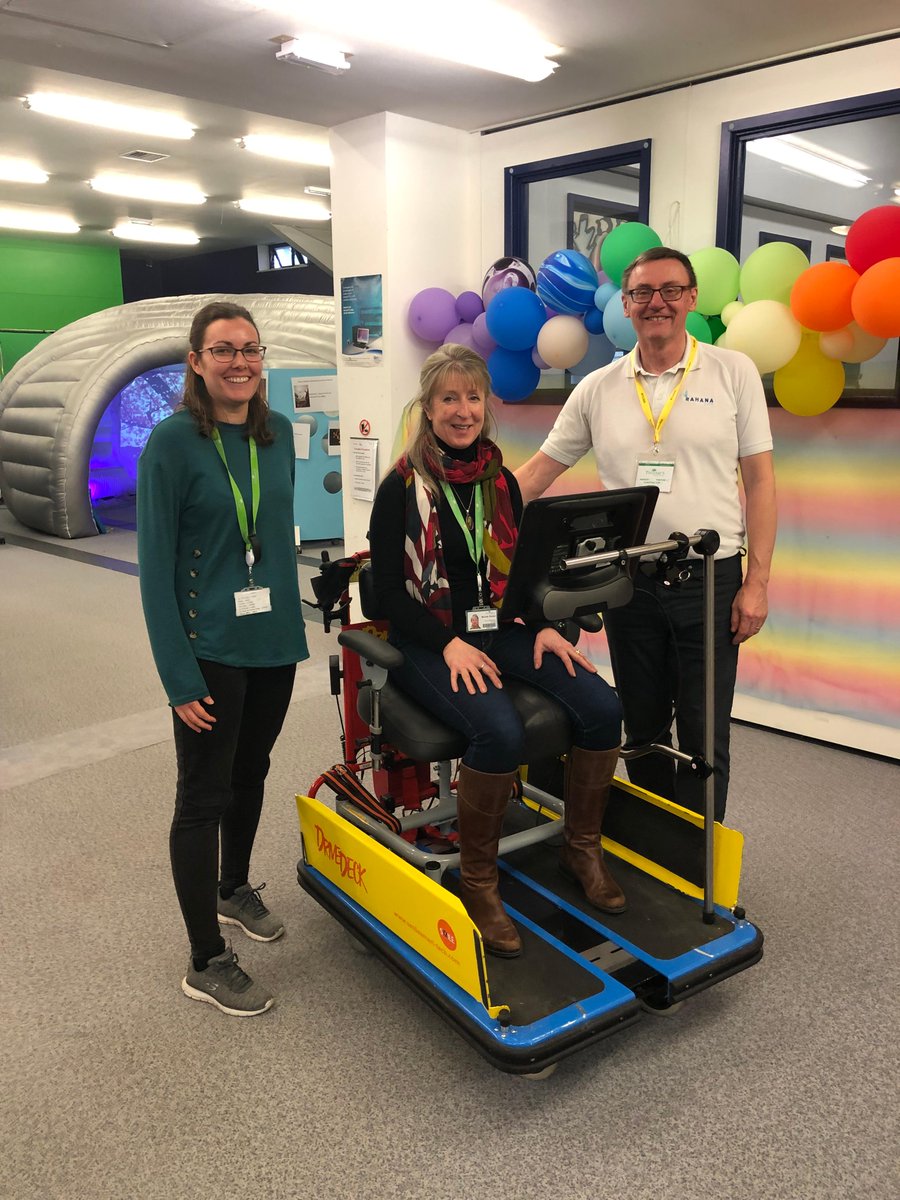 A power wheelchair that can be driven with your eyes was delivered today! Treloar’s became the first in the UK to receive AbilityDrive. The therapists received training from <a href="/rahanalife/">Rahana Life</a> today and are excited to start trialling it with students! #assistivetechnology