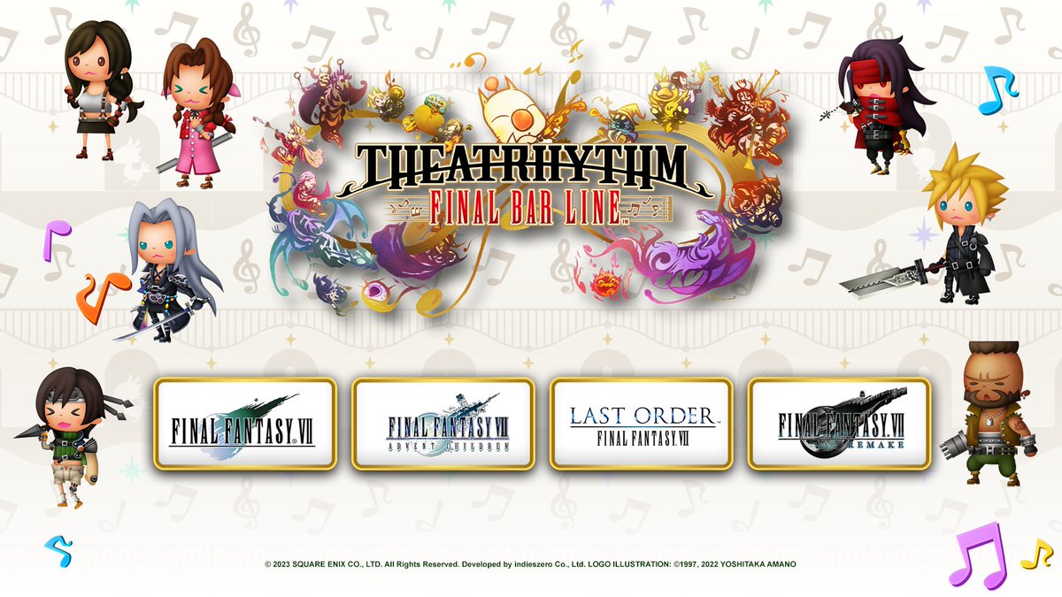 FinalFantasy's tweet image. You don't need to have been in SOLDIER to be first class.

In this week's Theatrhythm Thursday we're looking at the @FinalFantasyVII series songs available in Theatrhythm Final Bar Line: sqex.link/FBLVII

Which tracks will you playing first on Feb 16th?