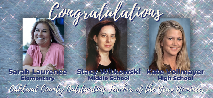 LamphereSchools's tweet photo. Please join us in congratulating Lamphere's nominees for the 2022/2023 Oakland County Outstanding Teacher of the Year Awards.

Sarah Laurence, Simonds Elementary

Stacy Witkowski, Page Middle School

Kate Vollmayer, Lamphere High School

#wearelamphere https://t.co/SnCIWRZplJ