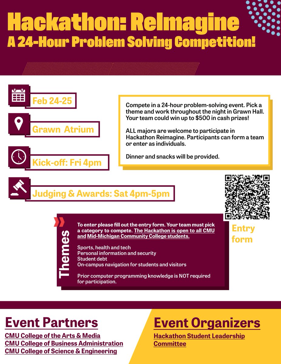 The Hackathon is coming up at the end of this month! Enter today.