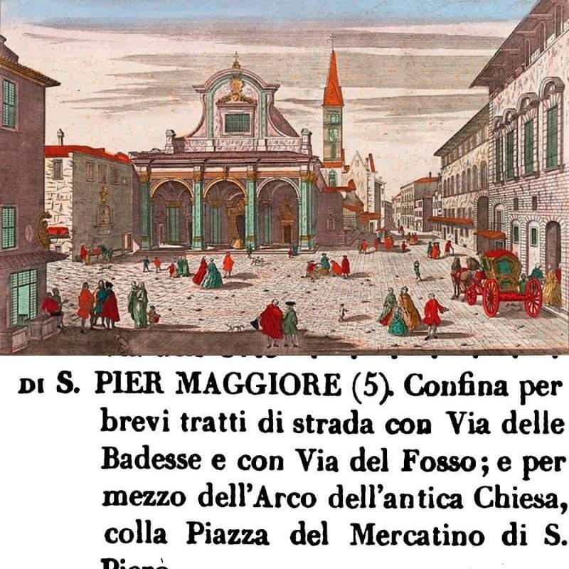 Piazza San Pier Maggiore a Firenze, come era prima della distruzione da parte di Leopoldo, Arciduca di Firenze 17 secolo.
⚠ L'immagine è rovesciata.

#chiesadisanpiermaggiore
#piazzasanpiermaggiore
#sanpiermaggiore
#visiteguidate
#visiteguidatefirenze
#guidedtours
#visitflorence