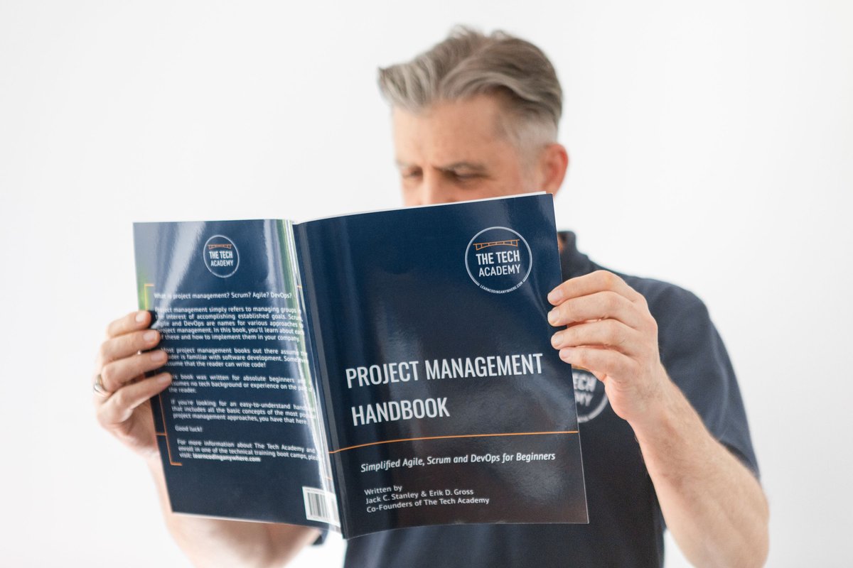 TheTechAcad's tweet image. Learn the basics of project management with Tech Academy&apos;s Project Management book! This book serves as a perfect and rapid introduction to Scrum, Agile, and DevOps.

Order today: bit.ly/ttaBooks

#ProjectManagementBasics #TheTechAcademy #CareerGrowth