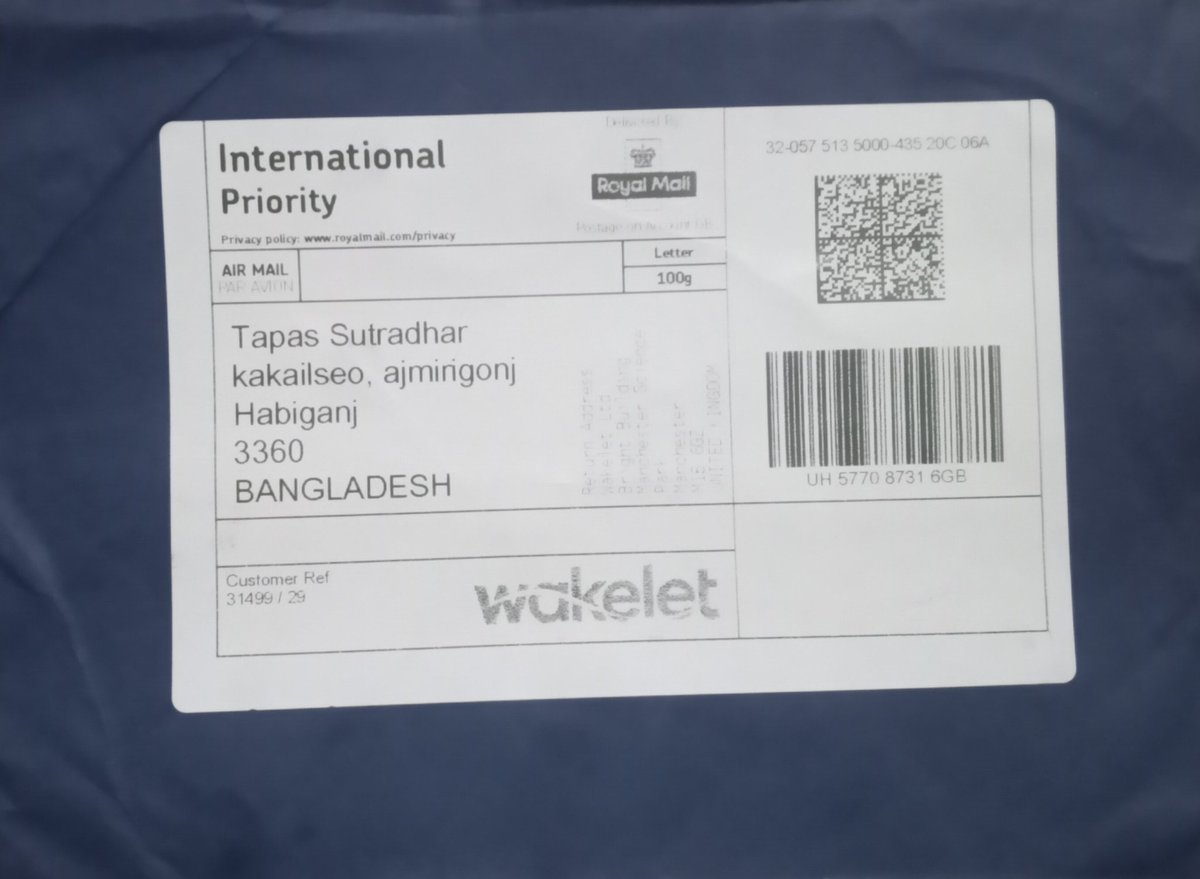 TapasChandraSu2's tweet photo. Today I have receive some gifts from Wakelet.
Uk Mancester kingdom, science park.
#Wakeletteam
#WakeletAmbassedor
#WakeletWave 
#WakeletAmbassador https://t.co/jzqyIsCdbK