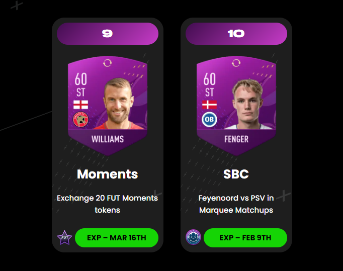 EliasJanAkbari's tweet photo. 2 New Swaps Tokens released today π¨
That is 10 in total so far π
Check all here: https://t.co/oHqwNgIz57
Follow @FUTMentor, @Criminal__x & @FutSheriff β€οΈ
#FIFA23 #Tokens #FUTSwaps https://t.co/WCBeKiq7us