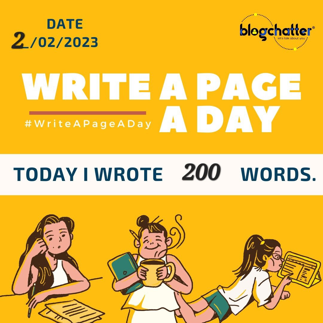 Day2 ...a day if coughing, fever and body ache..did manage to pen down 2 #100WordStories so at least the count wasn't zero. Hoping tommorow will be better....#WriteAPageADay
