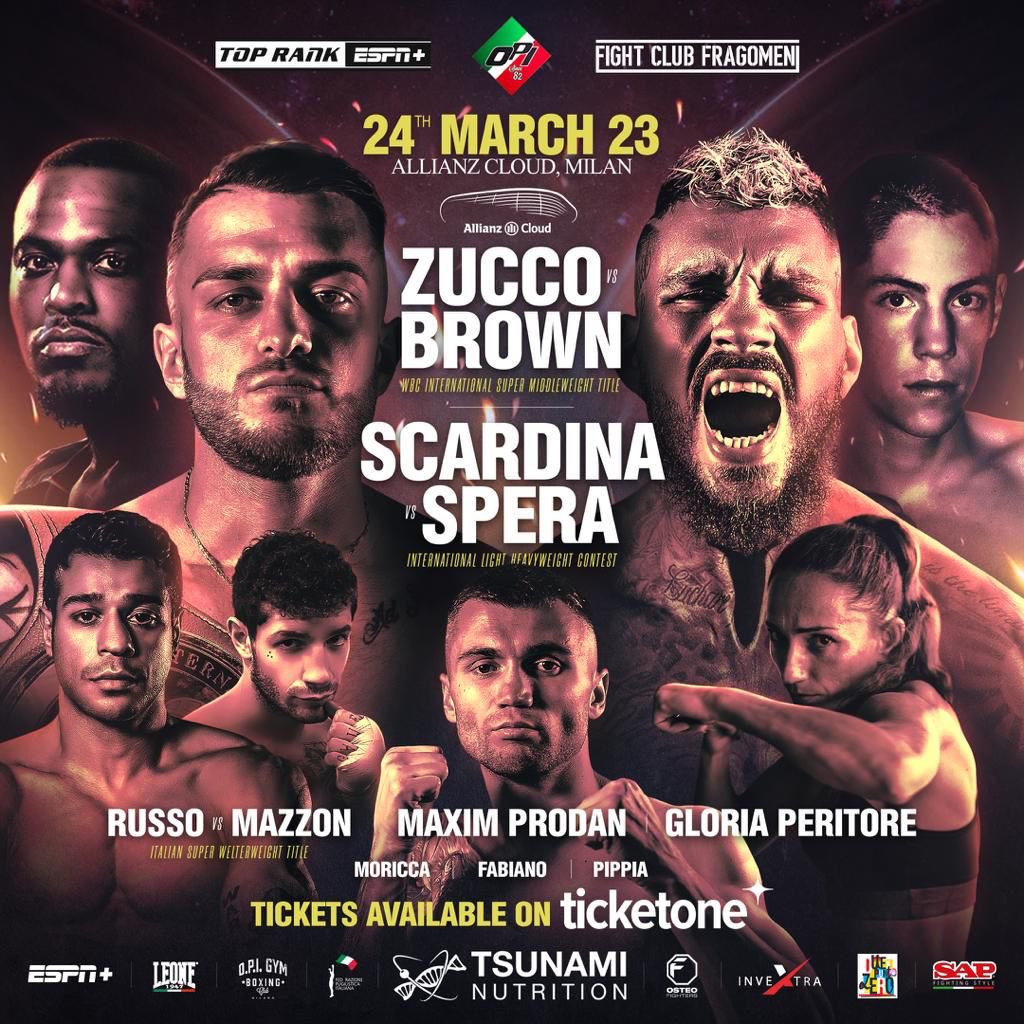 Friday 24th March 
I will be boxing for the WBC international title 
Allanz cloud, Milan🏟️ 
<a href="/toprank/">TopRank Marketing B2B</a> <a href="/espn/">ESPN</a> 
Tickets available