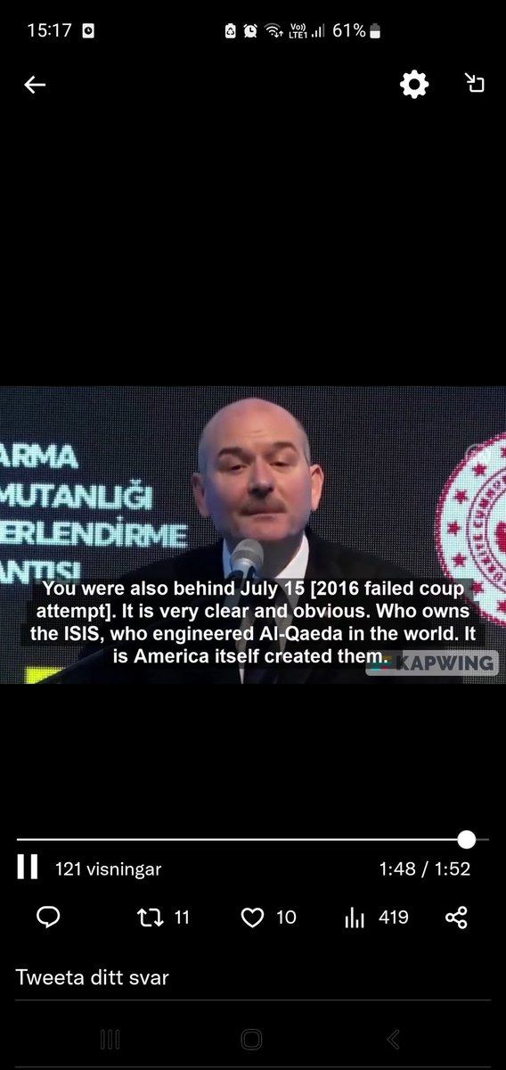 keyaizol's tweet photo. Erdogans brottsfrämjande minister Soylu är känd som samordnare av kokainhandel, mafia och jihadistiska miljöer i landet. Han tros ligga bakom många terrordåd mot civila. Nu anklagar han USA och många västländska länder för att blanda sig i Turkiets inre angelägenheter.
@POTUS https://t.co/uB53JPPIbC