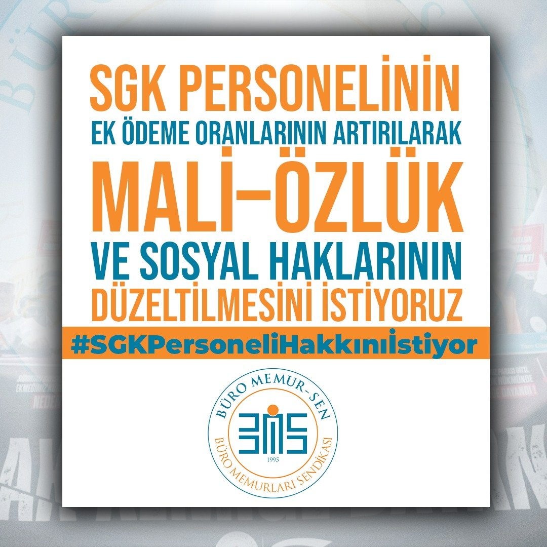 facar20's tweet photo. Sn.Bakanım @vedatbilgn çalışma hayatının makro sorunlarının çözülmesinde büyük emeğiniz var.Bakanlığınıza bağlı SGK çalışanları bu sorunların çözümünün uygulayıcıları olarak büyük iş yükü altında.Personel 666 S.KHK ile kaybolan haklarını geri istiyor.
#sgkpersonelihakkiniistiyor https://t.co/kVrh48TNDX