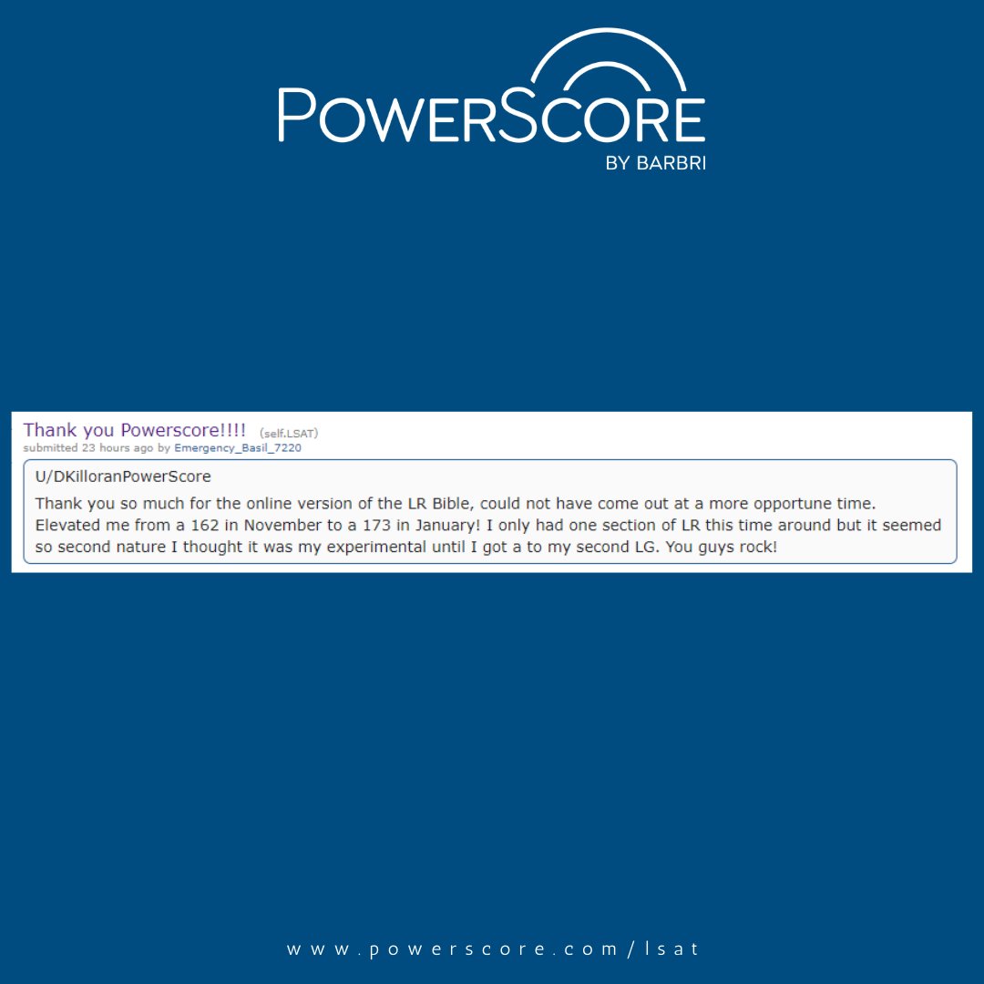 PowerScore tweet picture