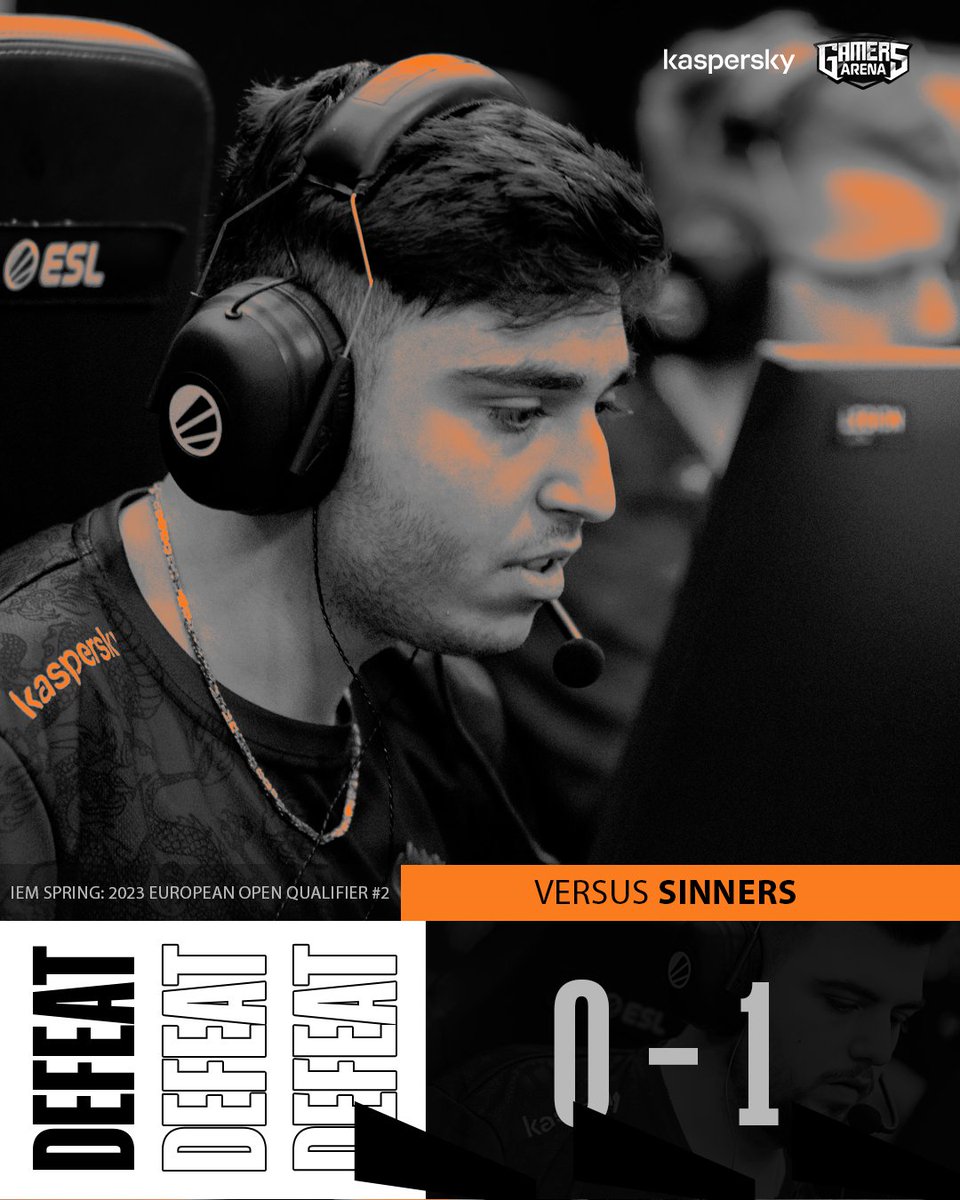 We lost 0-1 to @SINNERS_Esports in the IEM Brazil 2023 Open Qualifiers and the way for the closed qualifiers ended here for us. GG's @SINNERS_Esports. #believethemyth