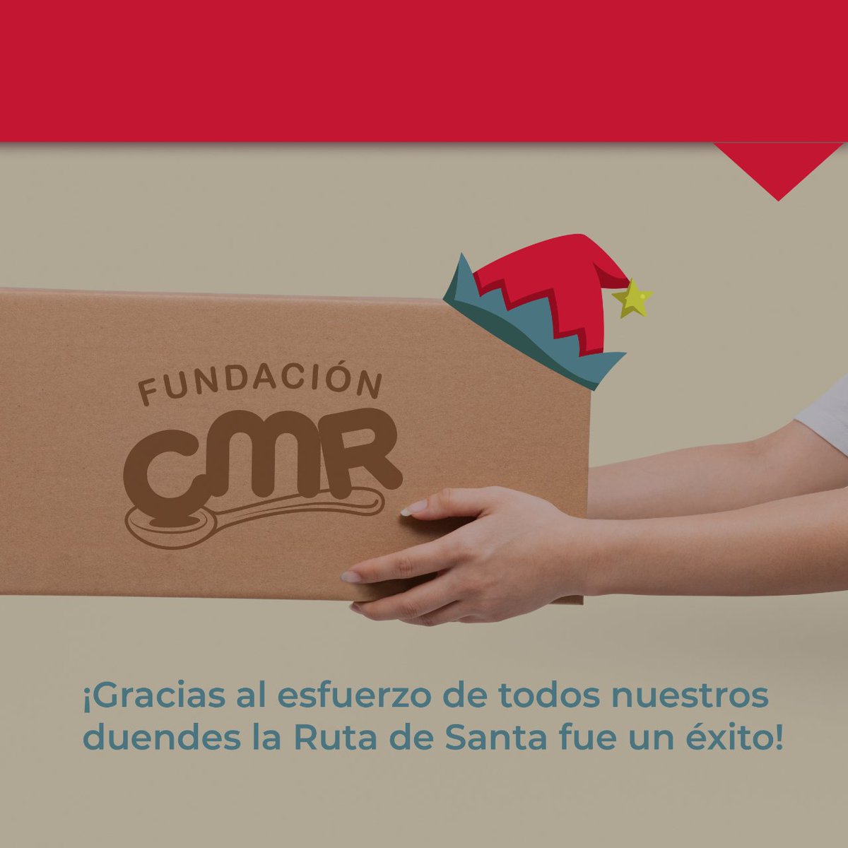 ¡Llenamos el saco de Santa! 🎅🏻🎁
Gracias a todo el esfuerzo colectivo de parte de nuestros aliados, nuestros duendes, nuestros donadores y de toda la Familia de la Fundación CMR más de 3700 niños fueron beneficiados.

¡Gracias a todos por su enorme esfuerzo!