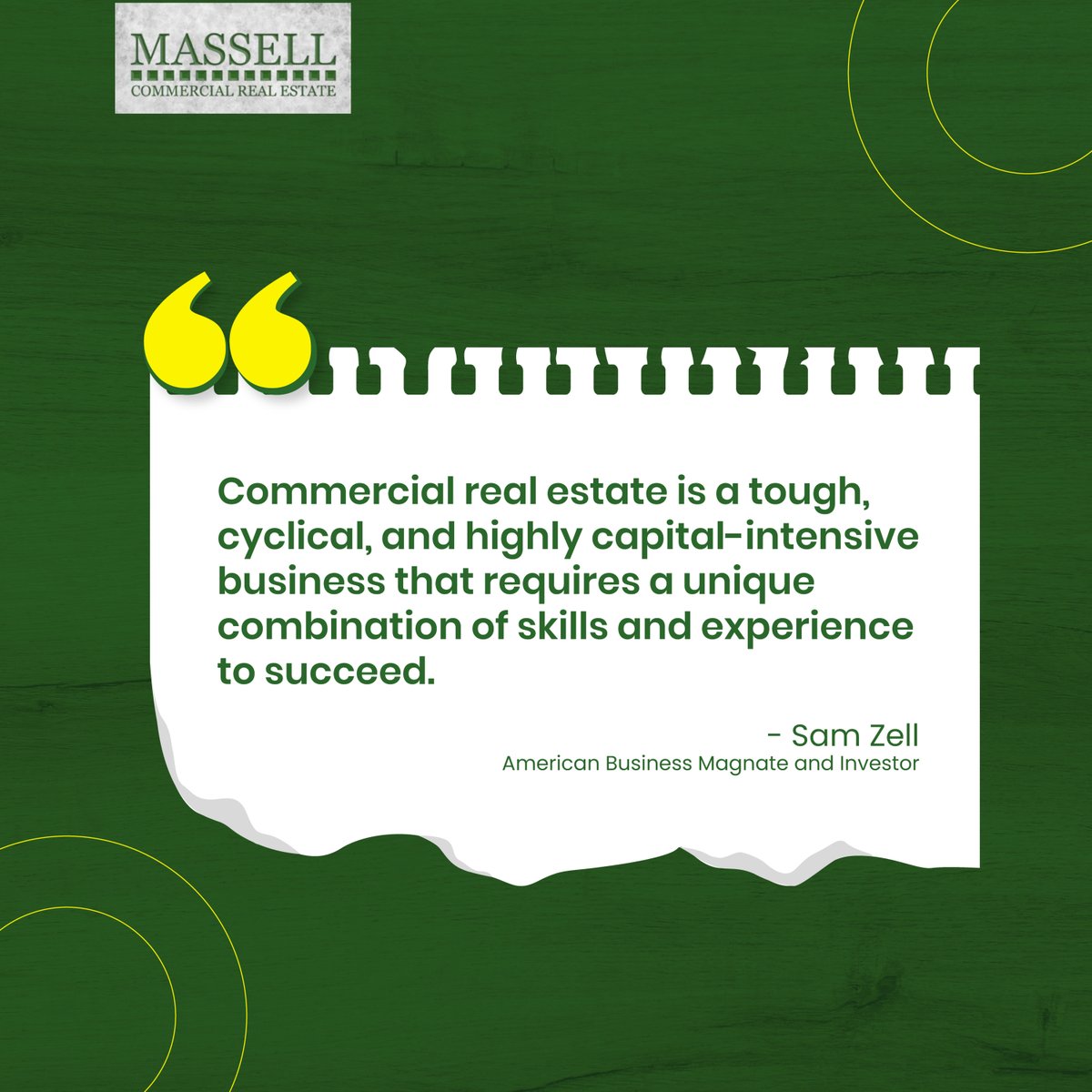 Navigate the complexities of commercial real estate with us, get in touch on 404.255.6810 today!

#commercialrealestate #skills #experience #success #investment #realestate #propertymanagement #kwcommercial #commercialrealestate #realestateinvestor #realestateinvesting
