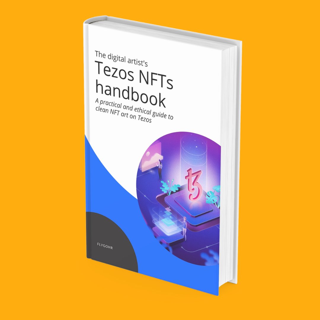 The Tezos NFTs handbook is finally ready ✅

- 70+ pages of simple explanations, from what's a blockchain to how to use Twitter for #cleanNFTs
- It's the result of more than 20 months of experiences, successes, and failures on #Tezos

Read more in the thread 🧵👇🏻