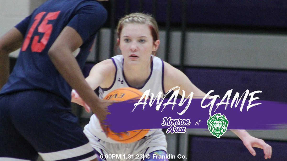 MonroeAreaGBB's tweet photo. 🏀Game Time🏀
We are back in action today at Franklin Co. HS. 💪
JV Girls tip-off at 4:30PM
Varsity Girls at 6PM
#LadyCanes #WeHustle #WeHoop https://t.co/va0Dn3s1Cp
