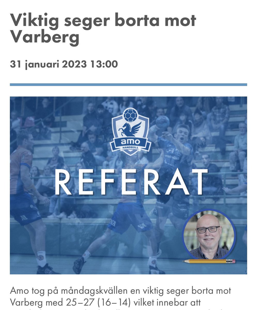 Läs mer på amohandboll.com 💙🖤
