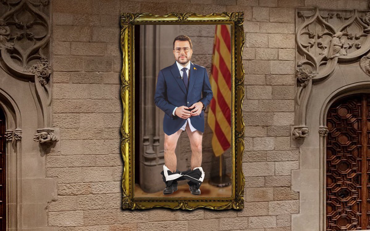 CAT | Actualitzen el retrat oficial del president de la Generalitat per adequar-lo a la seva gestió envers el govern espanyol i els no independentistes