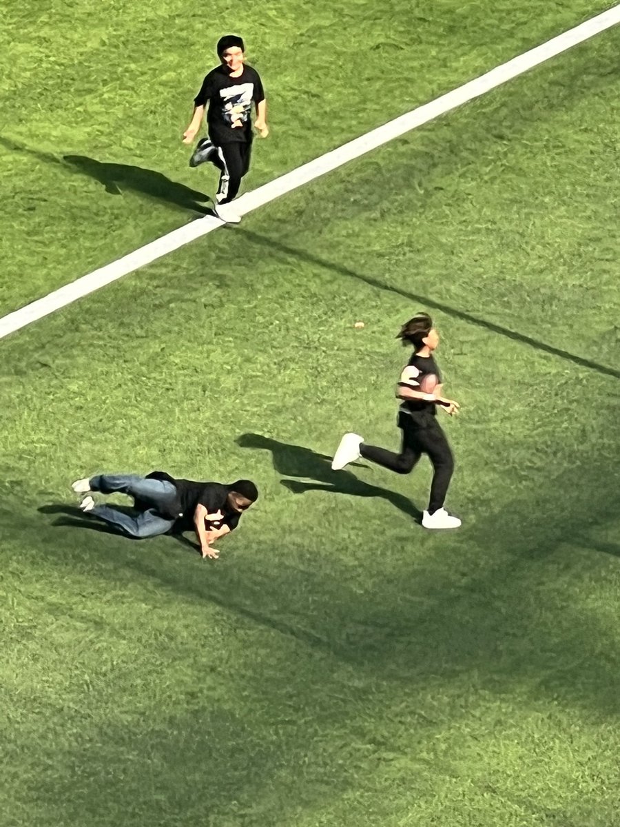 This is how it should be. $5 billion Sofi Stadium hosts two NFL clubs. I’m here in a Tuesday middle of the day and local kids are using it.