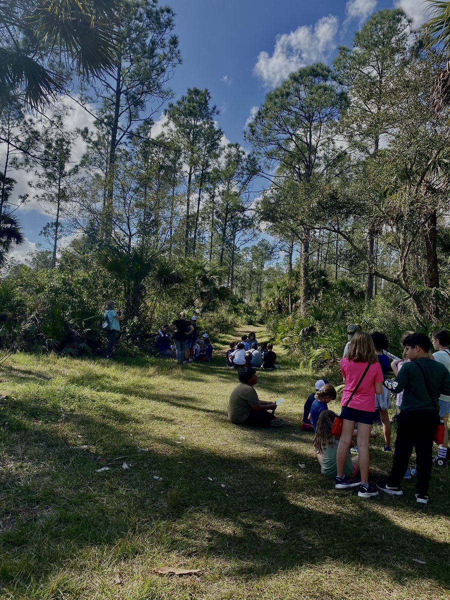 Thank you <a href="/fgcu/">Florida Gulf Coast University</a> students for providing our <a href="/LPEPanthers/">Lake Park Elementary</a> fourth graders with a hands-on experience learning about Florida panthers and native Florida plants. 🌴🥾