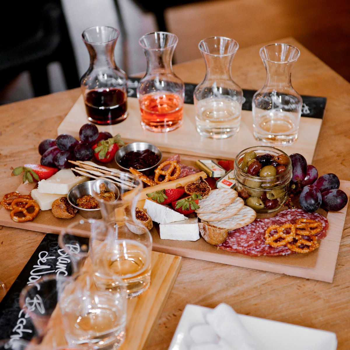 #DidYouKnow that we do Charcuterie platters to go? Perfect for entertaining, or date night at home. 🍷🍇🧀🥨

24-hours notice required on all orders. Pick-up only. Get yours today at backyardvineyards.ca/site/shop-wine….