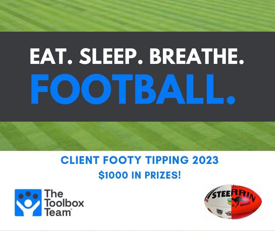 The Toolbox Team 2023 Client Footy Tipping is open for registration!

thetoolboxteam.com.au/article-2023-f…

#golfclub #golfcourse #clientsupport #safetycompliance #team #thetoolboxteam #footy2023 #safetyculture #nocharge #clubmanager #generalmanager #superintendent #environment #safetyculture