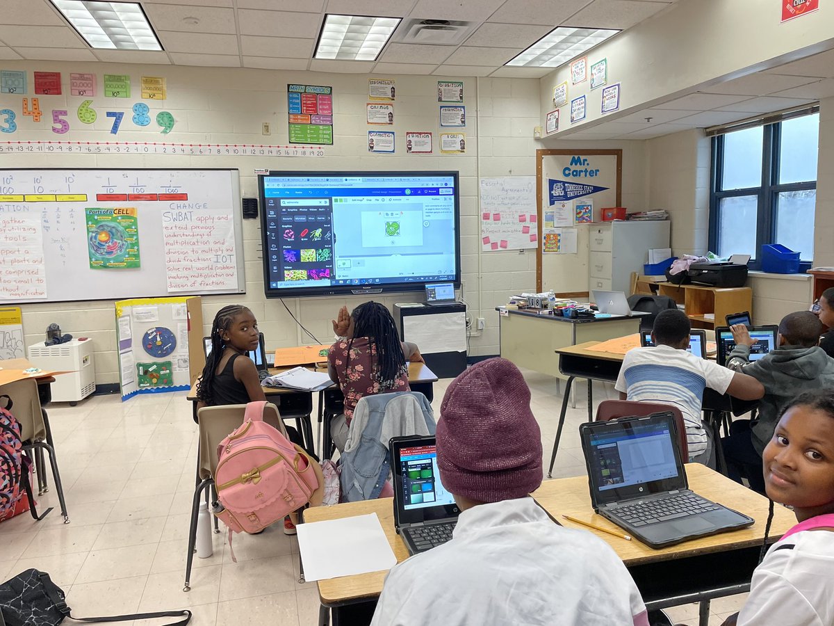 ksuITerin's tweet photo. Using @canva to create biology posters for a debate AND using the collaborate feature so students can work together in their groups  #cascadeES @CascadeESMedCtr #HEREistheTECHyTeacher @APSInstructTech @ahrosser @apsupdate @apsitnatasha @APSacademics #APSacademics #APSITInspires https://t.co/m41j2kWSrX