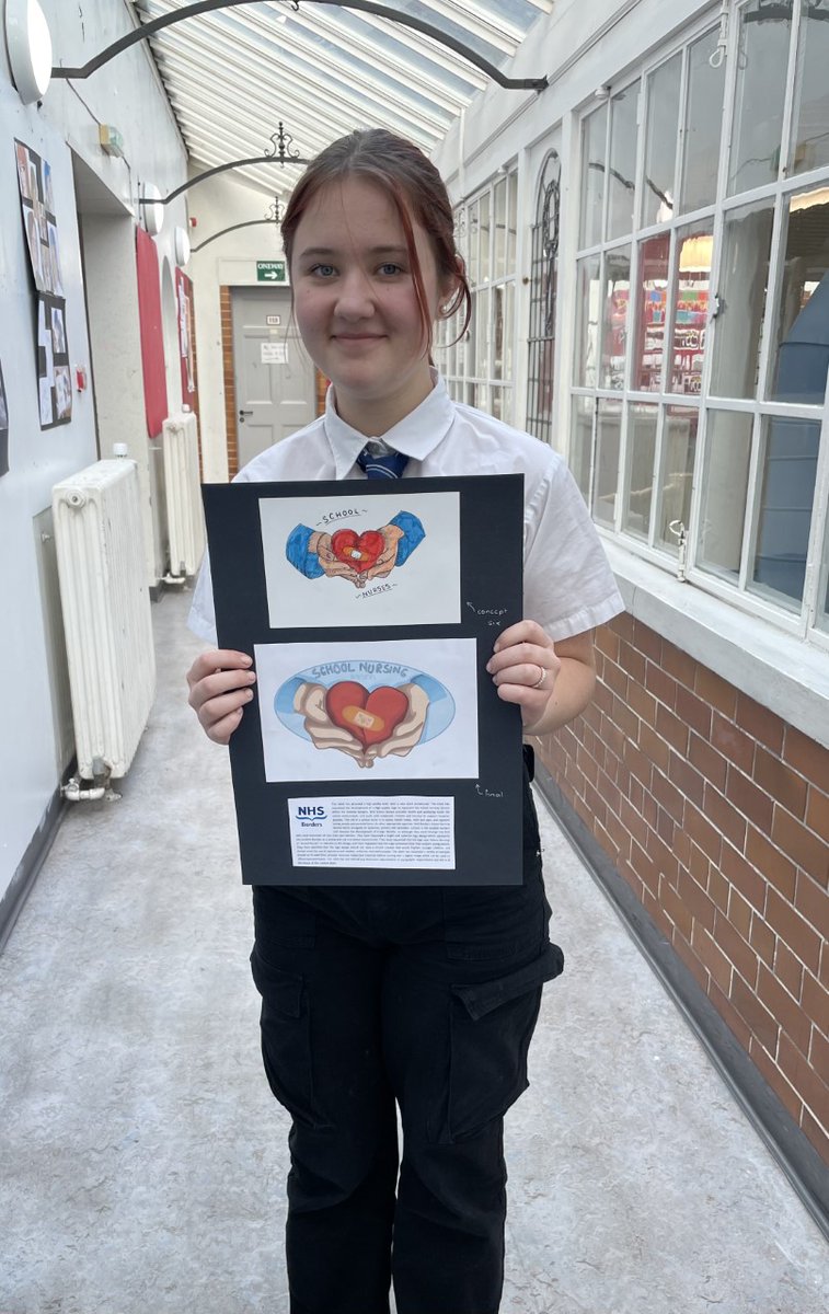 Hawick_HS's tweet image. Our Digital Creative Art pupils were tasked with the development of a new logo for the @NHSBorders School Nursing Service. 💻📸🖌📐✏️

We as a school are incredibly proud to collaborate with our local community &amp;amp; are very thankful for the opportunity. 

#HHSPartnerships 🤩💯
